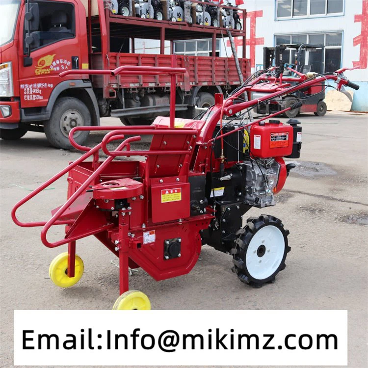 one row corn picker mini corn harvester machine