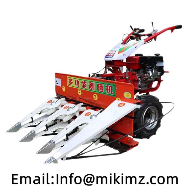 Walk behind sickle bar mower Grain harvesting machine