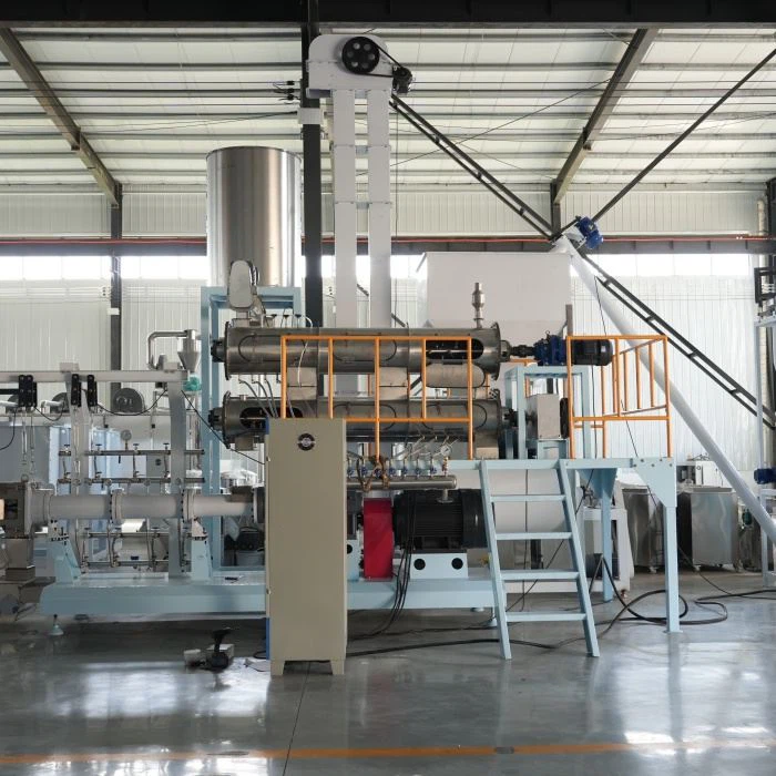 Twin Screw Floating Fish Feed Extruding price